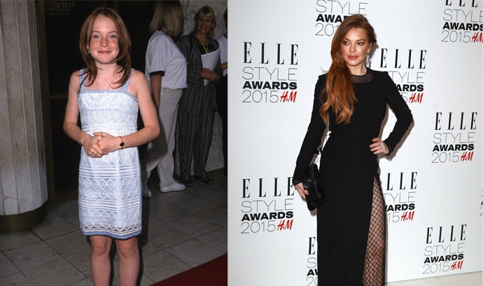 20 celebrities on the red carpet from the childhood