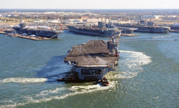 "Norfolk" - the largest naval base in the world