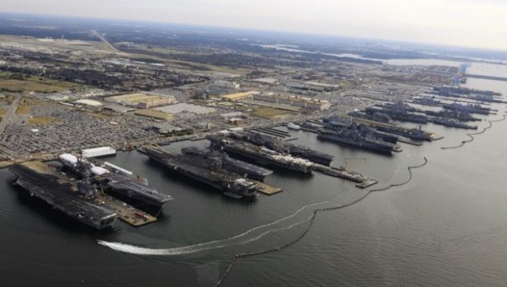 "Norfolk" - the largest naval base in the world