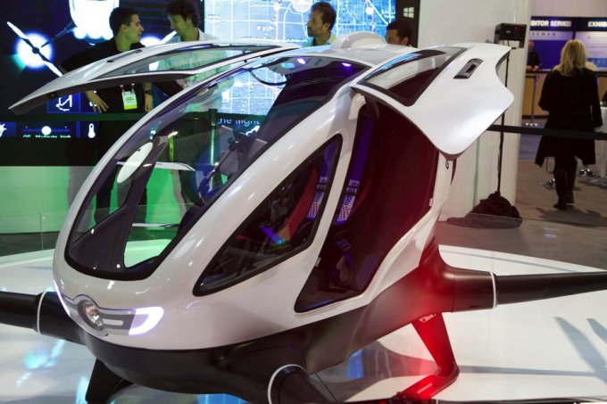 The world's first drone taxi