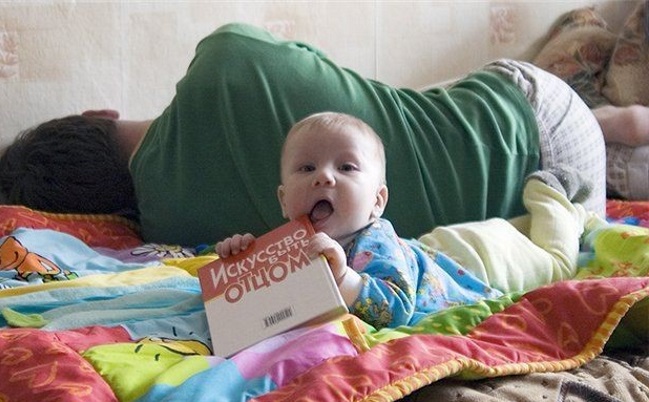 At home with dad: the funniest photos