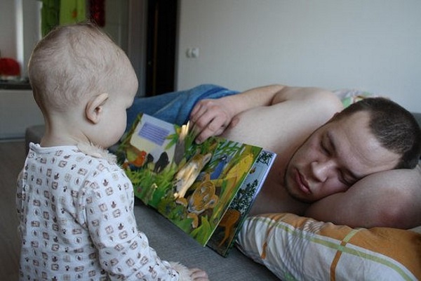 At home with dad: the funniest photos