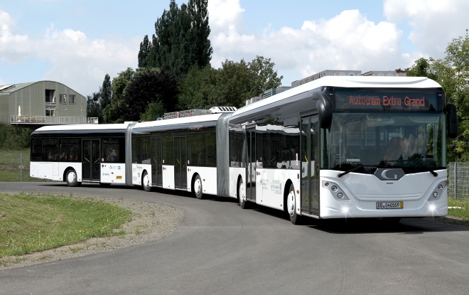 The longest and most spacious buses in the world