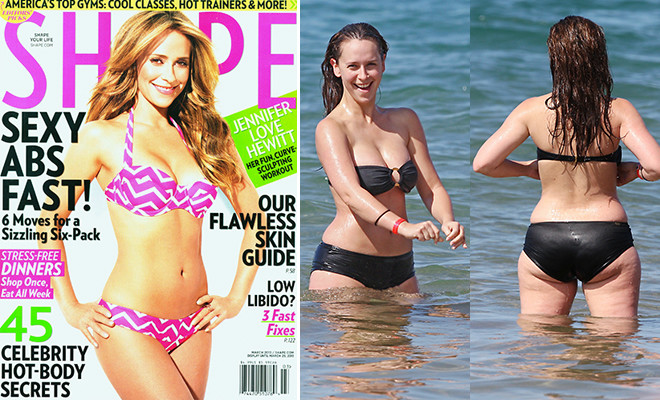 The stars on the covers of magazines and in real life: a shocking difference