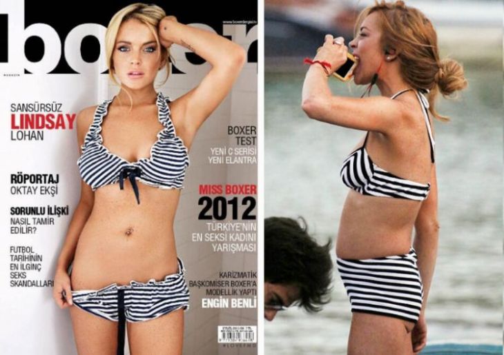 The stars on the covers of magazines and in real life: a shocking difference