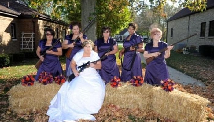 20 funny and unusual wedding photos
